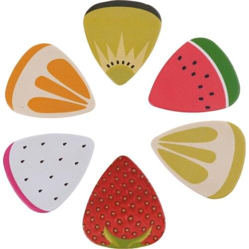 Guitar Painted Pick Plectrum Ukelele Bass Accessories Parts Pack of 12