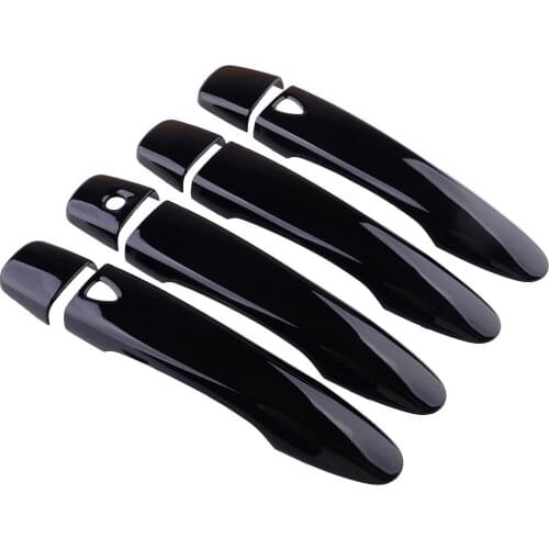 Beler 8pcs/Set Car Exterior Smart Door Handle Covers Trim Fit for Nissan Versa TIIDA X-Trail Maxima Rogue Kicks Qashqai