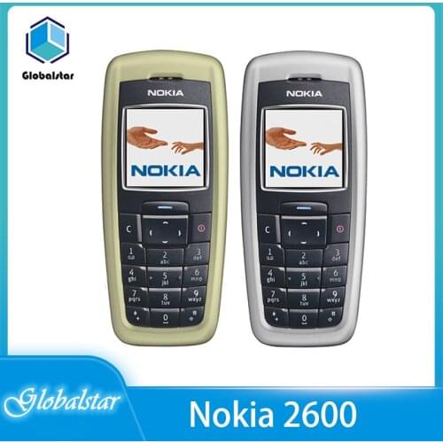 Nokia 2600 Original Unlocked 2600 one sim card FM Radio Old fashion Good Qualit Original Mobile