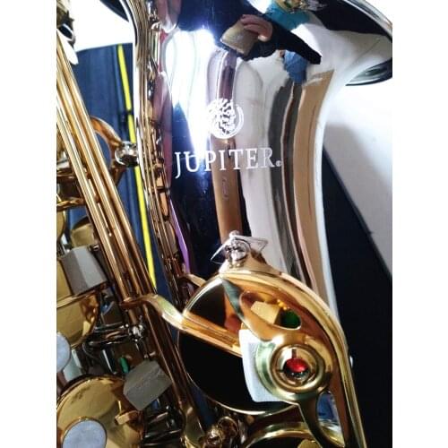 New Jupiter JAS 1100SG Eb Alto Saxophone Brass Nickel Plated Body Gold Lacquer Key E-flat Music Instruments Sax Free Shipping