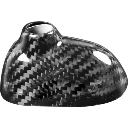 Distinctive Streamlined Shark Fin Antenna Protector Heat-resisting Carbon Fiber Antenna Cover Sticker Exterior Modification