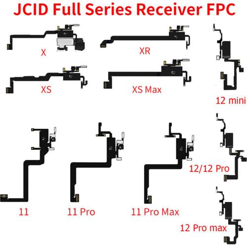 JC V1S Earpiece Speaker Flex Cable Detection Board Receiver FPC Test Ribbon For iPhone 8-11 Pro Max True Tone Face ID Repair