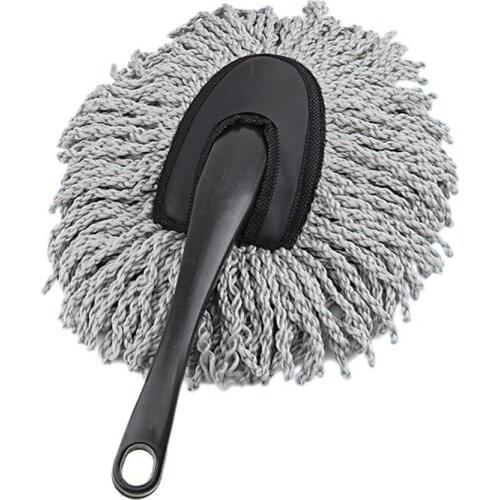 Gray Car Wash Cleaning Brush Microfiber Dusting Tool Duster Dust Mop for Car Home Cleaning