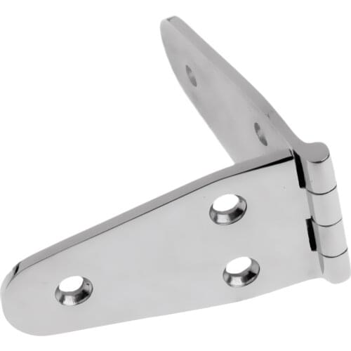 Heavy Duty Marine Grade Stainless Steel Boat Hatch Cabinet Strap Hinge 5.5" x 1.5"