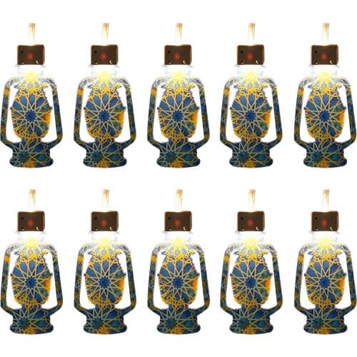 Eid Mubarak LED String Lights Castle Shaped Night Lamp Decoration