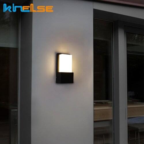 18W LED Wall Light Outdoor Porch Balcony Garden Lamp Decoration Waterproof IP65 Motion Sensor Wall Sconce Surface Mounted