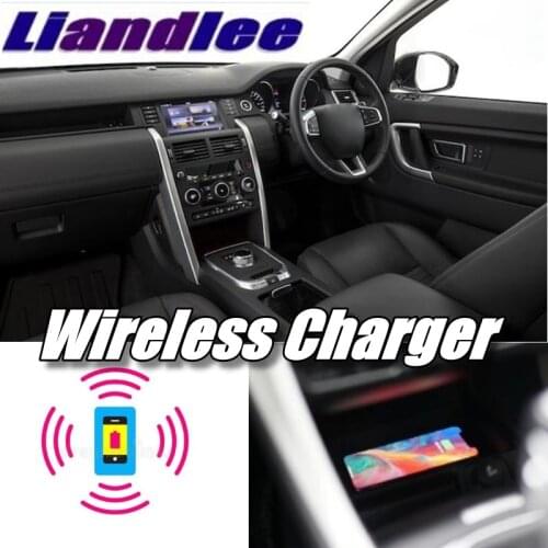 Liandlee Wireless Car Phone Charg er Armrest Storage Compartment Fast qi Charging For Land For Rover Discovery Sport L550 2014~2