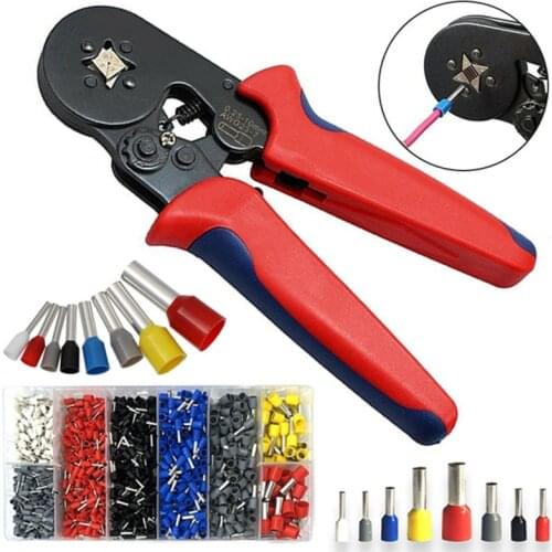 1200pcs/Box Wire Terminal Crimp Connector Insulated Uninsulated Wire End Ferrules