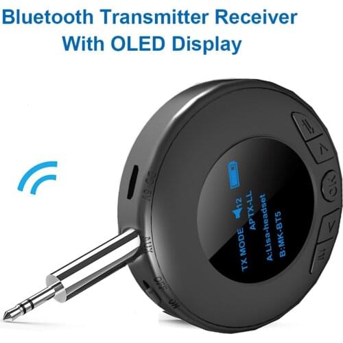 3.5mm Jack Wireless Bluetooth Receiver Bluetooth 5.0 Adapter Wireless Aux Receiver Adapter For Headphone PC Music MP3 Speaker