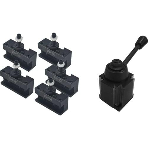 Promotion! 6 Pcs Wedge Quick Change Tool Kit Tool Kit Lathe Tool Knife Holder 250-000 & 250-001