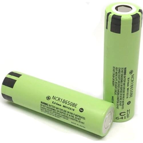 2pcs/lot New Original For Panasonic 18650 NCR18650BE 3200mah 3.7v Li-ion Battery Rechargeable Lithium Batteries Cell For e-cigs