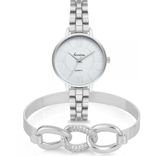 Forentina Metal Bayan Kol Saati - Bileklik Kombin PS1797