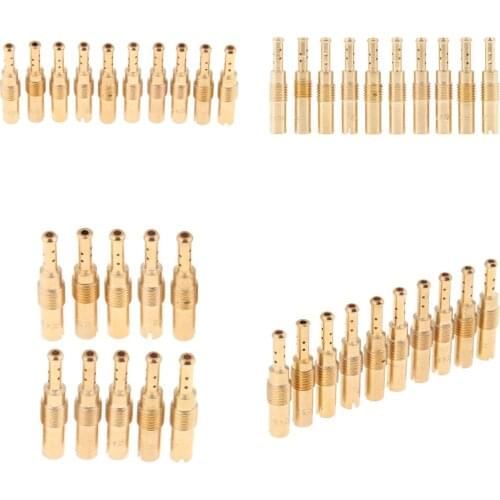 40 Pcs 38 40 42 45 48 50 52 55 Slow/ Jet For PWK Keihin CVK Carburetor