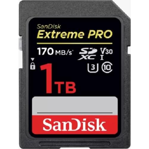 SanDisk SD Card Extreme Pro 64GB 128GB 256GB Memory Card 170MB/s U3 V30 4K Flash Card SD Memory SDXC SDHC