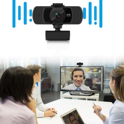 LX9B 1440P Web Camera with Mic Rotatable 2K Autofocus Computer PC Desktop Mini WebCamera Cam Web for Live Broadcast Work