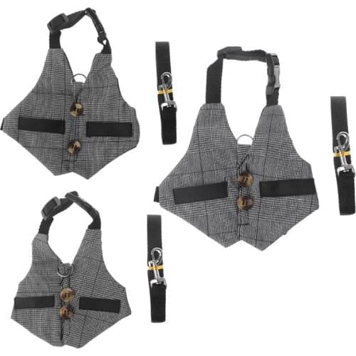Multipurpose Rabbit Harness Small Pet Leash Chinchilla Guinea Pigs Vest Clothes E8BD