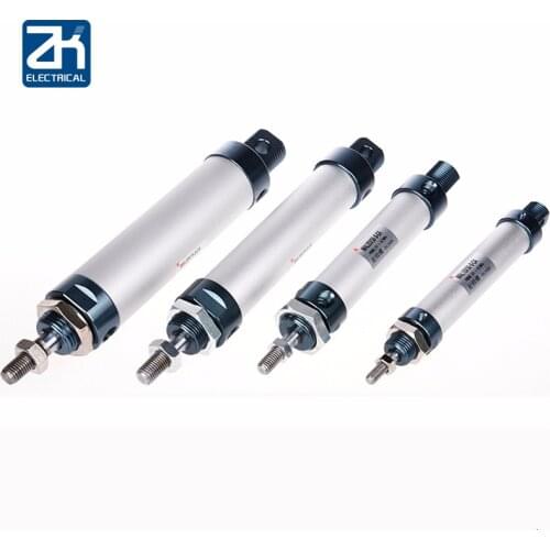 MAL Series Mini Pneumatic Cylinder 16/20/25/32mm Bore 25-300mm Stroke Double Acting Aluminum Alloy Air Cylinder