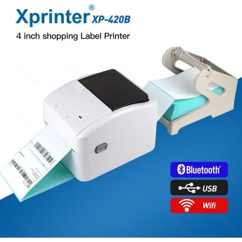 Label Shipping Barcode Printer 4 inch 4×6 USB Bluetooth Wifi Lan Thermal Lable Printer Paper Printing Shipping Express