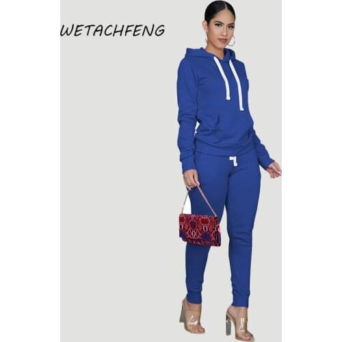 Fashion Sweatshirts And Pants Two Piece Sports Suit Female Oversized Tracksuits Casual Overalls Fitness Outfits Women Clothing