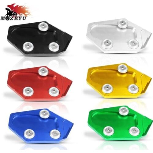 NO LOGO YZF R3 YZF-25 Motorcycle Side Stand Foot Stand Enlarger Foot shelf Extension For YAMAHA YZF-R3 YZFR25 2015 2016
