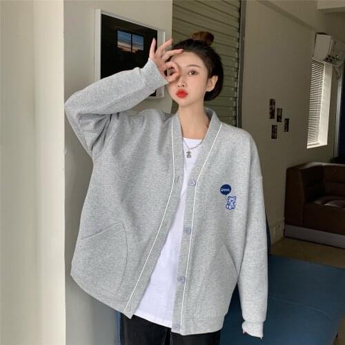2021 Women Sweather Cardigan Autumn Coat Casual Fashion