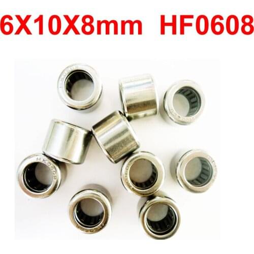 6X10X8mm HF0608 One Way Drawn Cup Needle Bearing / Clutch shell type 6mm shaft
