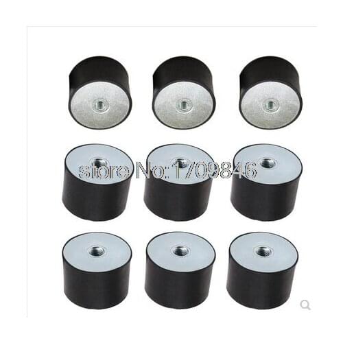 10pcs 40*30*M8 M8 DD Type Rubber Anti Vibration Mount silentblock Base Block