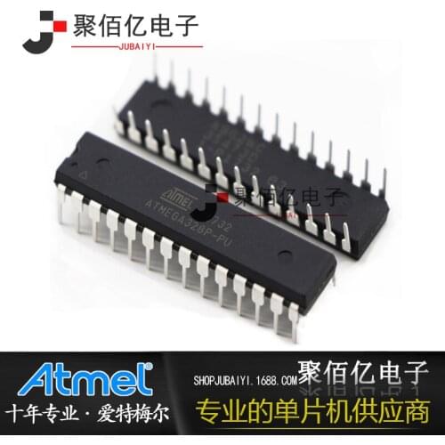 100% New&original In Stock ATMEGA328P-PU DIP28 20MHz 32KB 8-MCU
