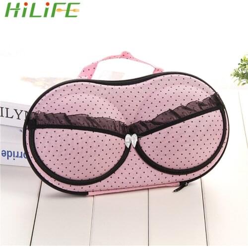 HILIFE Lingerie Protect Storage Bag Underwear Bra Storage Box Sock Panty Holder Travel Organizer Portable Home Accessories