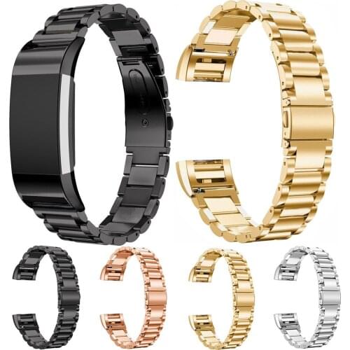 Stainless Steel Bracelet Strap Band For Fitbit Charge 2 Watch Metal Wristband Replacement For Fitbit Charge 2 Correa
