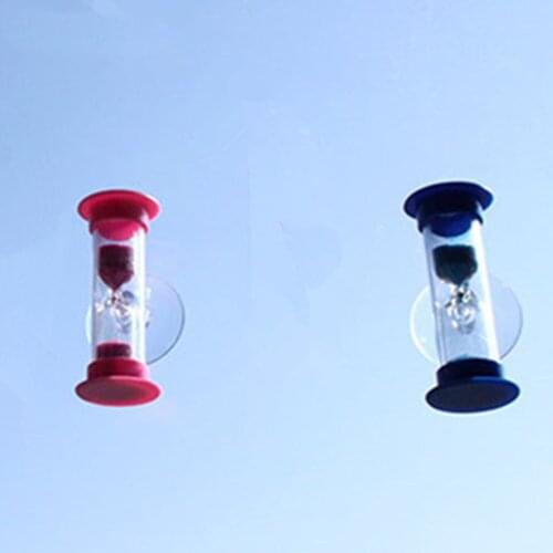 Hourglass 3min Mini Sand Clock Watch Glass For Shower Timer/teeth Brushing Timer With Suction Cup Gift Timer Home Decoration #W2