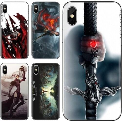 For Huawei Mate 20 30 40 7 8 9 10 Lite Pro P Smart 2018 2019 Plus G7 G8 Phone Covers Game-Illust-C-Art-Dragon-Age-Inquisition