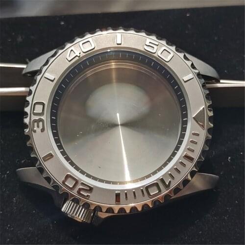 316L Steel Watch Case for NH35A/NH36A Movement Waterproof Diving Watch Modification Parts