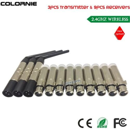 DHL Free Shipping DMX512 DMX Dfi DJ Wireless System Transmitter And Receiver Transceiver