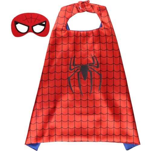 Disney Halloween Cosplay Costume Marvel Spiderman Superhero Anime Costume Cloak Children Costume For Holiday Party Anime Mantle