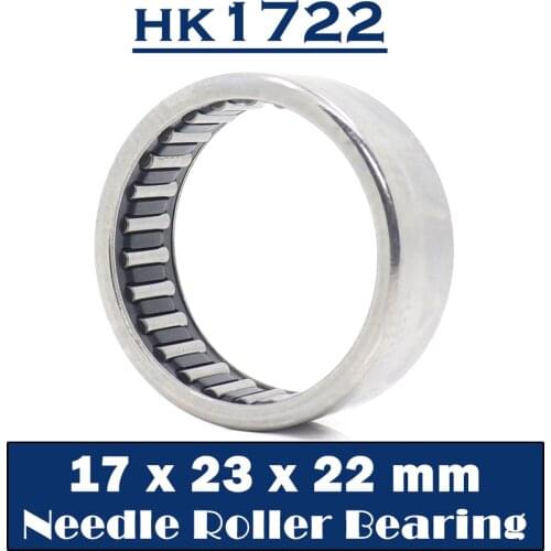 HK1722 Needle Bearings 17*23*22 mm ( 5 Pcs ) Drawn Cup Needle Roller Bearing TLA1722Z HK172322 7943/17