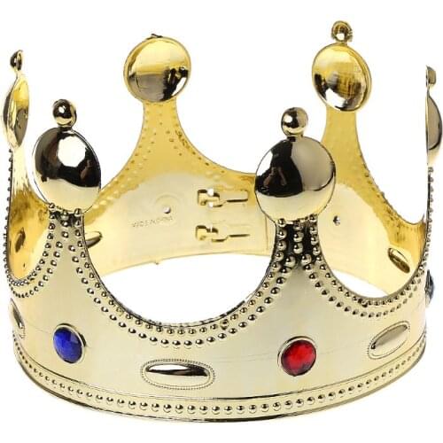 Toy Crown of the King Prince Epiphany Three Kings Day Happy Birthday Party Decoration