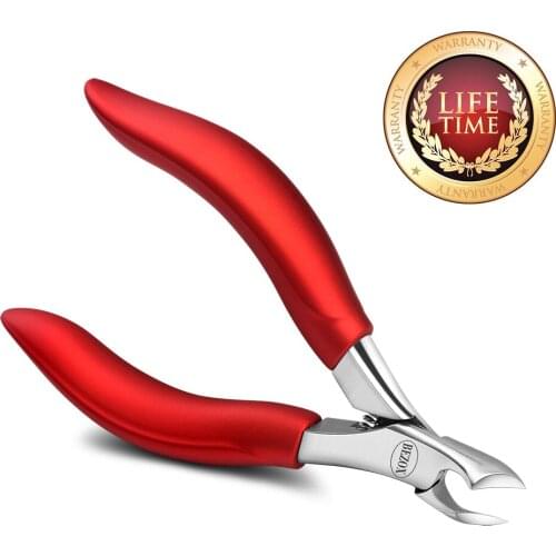 Manicure Tools Professional Stainless Steel Thick Toenails ingrown Cuticle Nipper Trimmer plier Scissors Nail Clippers