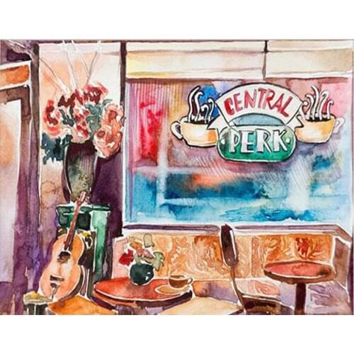 Friends TV Show diamond Painting Wall Art decoration, Central Pictures Friends TV Show diamond embroidery mosaic