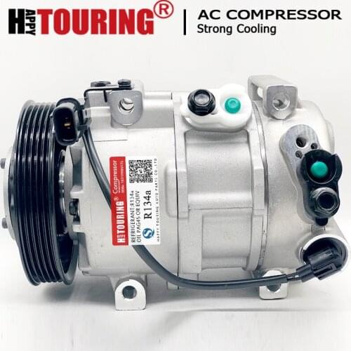 For kia rio ac compressor KIA RIO 2011-2016 DVE9 977011W100 97701-1W100 1A3AE-02300 1A3AE02300 2C061-0003 2C0610003 P300133331