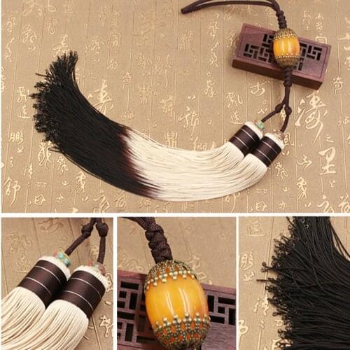 Kun Master Durable Tai Chi Or Kung Fu Sword Tassel Martial Arts Hard Return Sword Tassel Five Colors