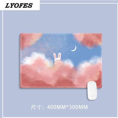 Cute Mouse Pad Office Accessories Deskpad Gaming Desk Writing Desk Mats Kawaii Mouse Pad Gamer Laptop Mat for Mouse Mice 40x30cm