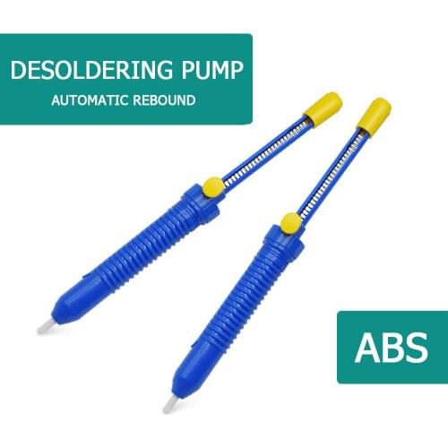 Desoldering Pump Pen Suction Tin Sucker Gun Lengthened Tool Remove Tin Vacuum For PCB Circuit Solder Iron Hand Welding Tools