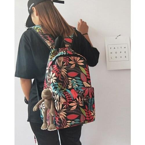 Women Backpack Nylon Travel Backpacks Female Student College School Bag Men Girl Cool Laptop Backpack Male Fashion Book Bags