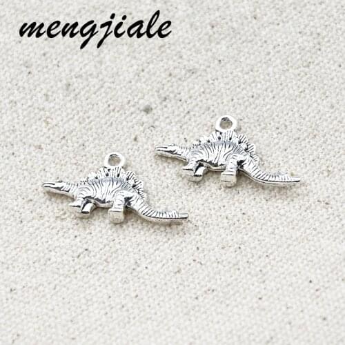 10pcs Wholesale Metal Alloy Dinosaur Charms Pendant For Handmade Vintage DIY Jewelry Making Findings