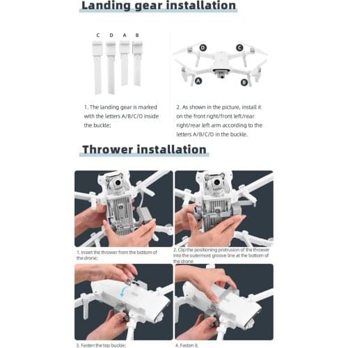 RC Transport Release Thrower Device Air Dropping System Fishing Bait Released Wedding Proposal Drone Delivery for FIMI X8SE