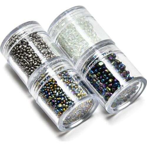 1 Box 10g Irregular Beads no hole beads Rhinestones,Chameleon Stone , 3D Nail Rhinestone Small Nail Art Decorations, holo beads