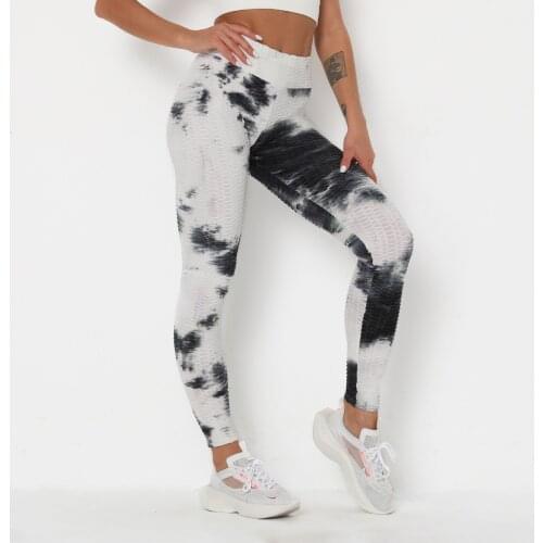 SVOKOR Printed Push Up Leggings Women Tie-dye Leggings Fitness High Waist Workout Sexy Jeggings Female Colorful Personality