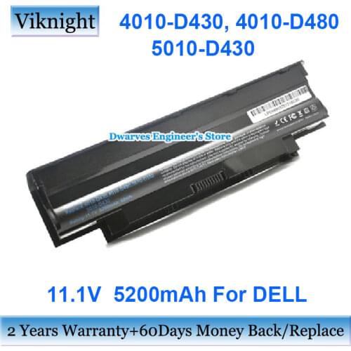 High Quality Battery for Dell Inspiron N5110 N4010 13r 14r 15r 17r Laptop Battery N5110 N4010 451-11510 5200mAh 58WH