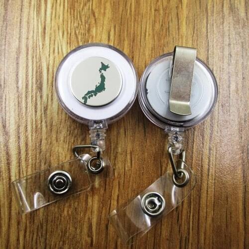 Japan ID Badge Reel gift for him/her friend family retractable recoil id badge holder work fun
